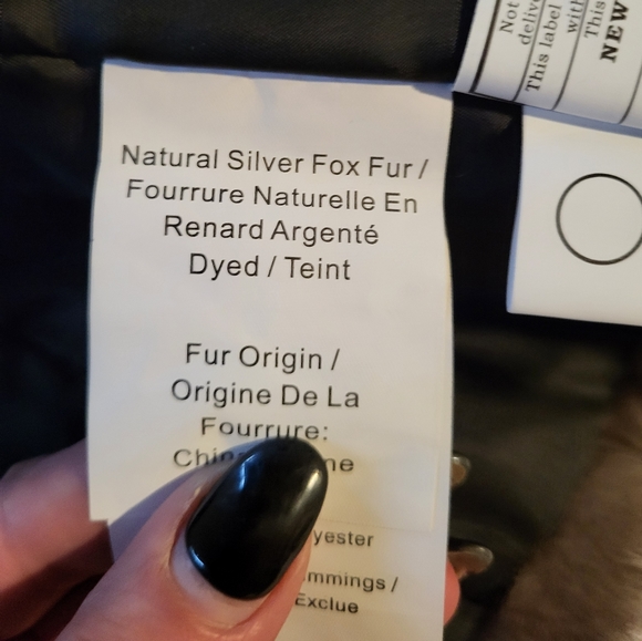 NWT DANIER SILVER FOX VEST  XS/S - Picture 2 of 4